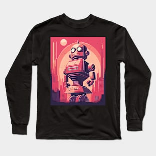 Retro-Futuristic Robots Long Sleeve T-Shirt